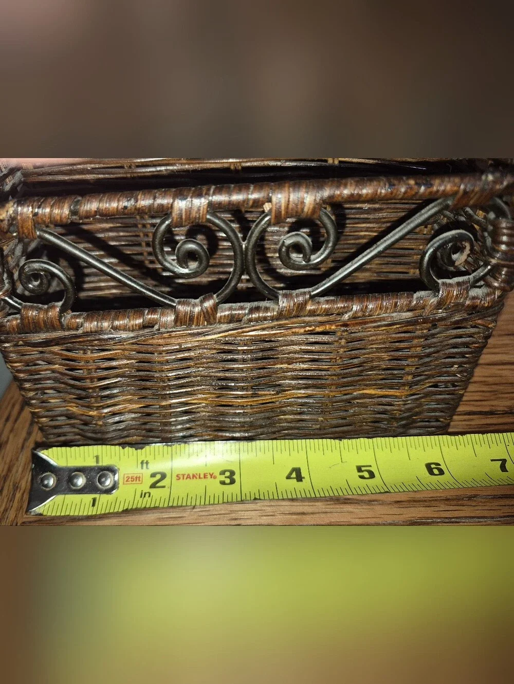 Vintage Wicker Storage Lot Of 3